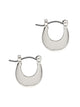 LAURA JANELLE MINI CRESENT HOOP EARRINGS