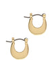LAURA JANELLE MINI CRESENT HOOP EARRINGS