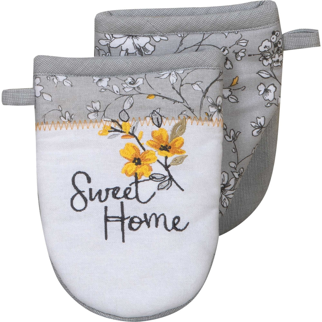 Sweet Home Yellow Grabber Mitt