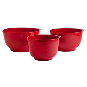 Melamine Mixing Bowls - RED