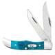 Case Caribbean Blue Bone Pocket Hunter No. 25591