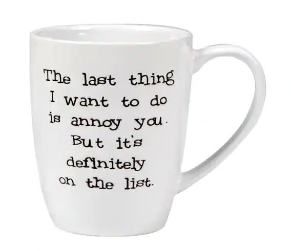 Life's Little Absurdities 22 oz. 6 in. Stoneware Mug