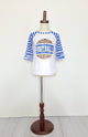 Blue Football Raglans