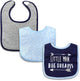 Modern Baby Drooler Bibs - 3 pack