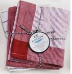Samba Red Tea Towel 3 Pc Set