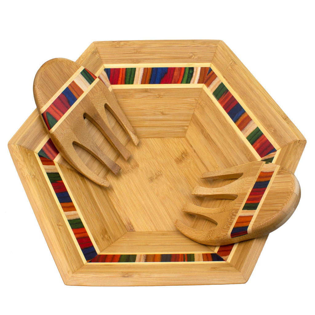 Baltique® Marrakesh Collection Salad Bowl with Salad Hand