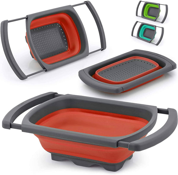 Collapsible Colander With Extendable Handles