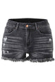 Black Denim Shorts
