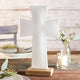 10" Enamel Cross White
