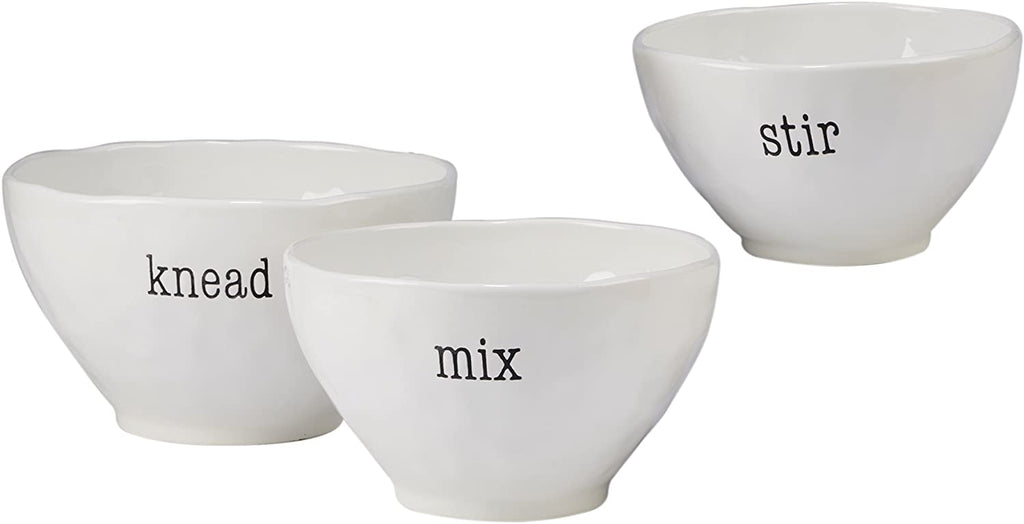 Just Words Mixing Bowl Set 3 pc