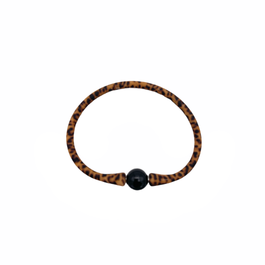 Silicone Bracelet with Pearl Bracelet