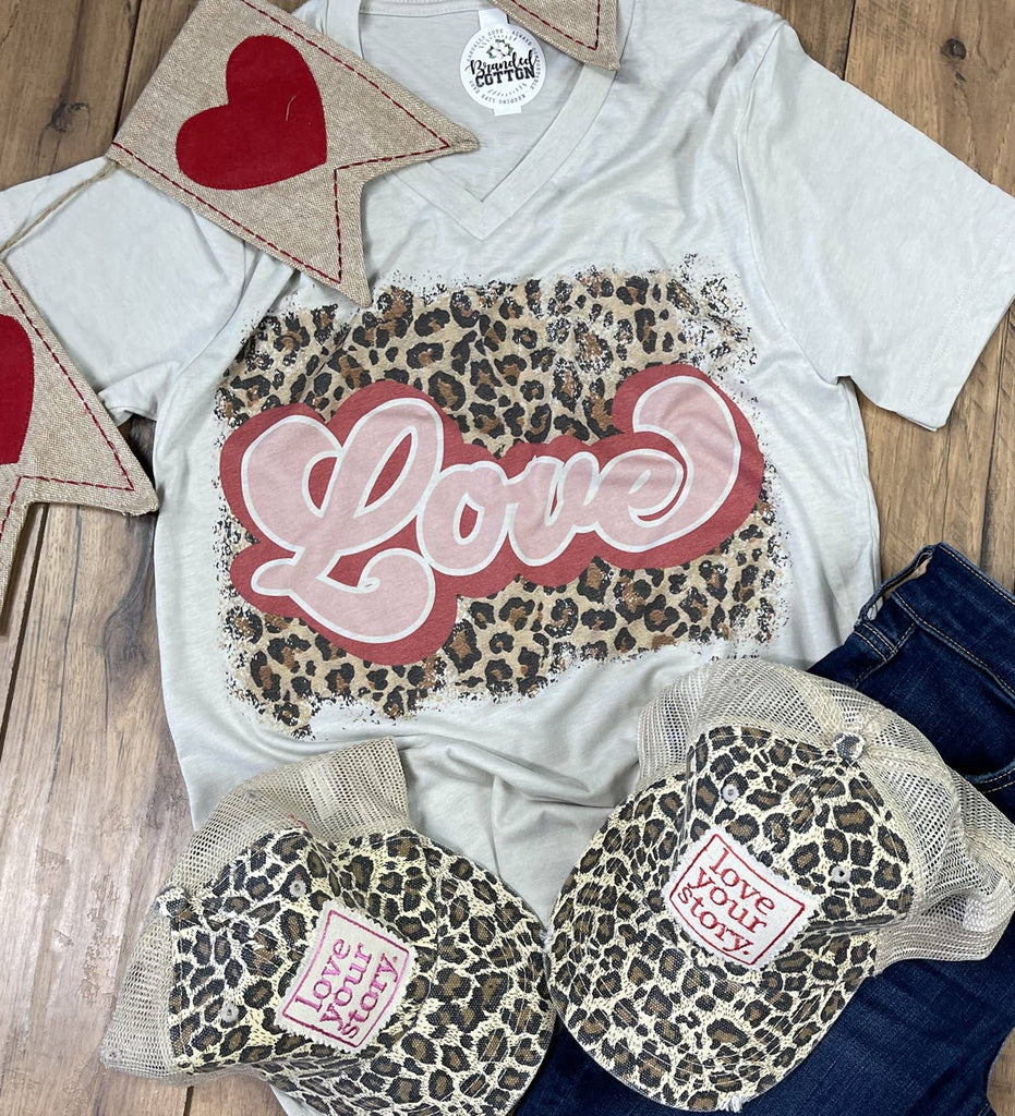 Love Leopard Tee