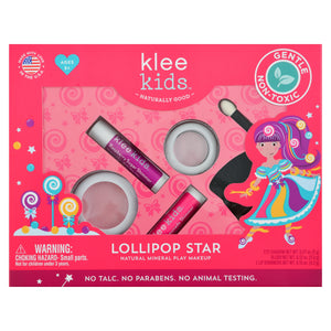 Lollipop Star - Klee Kids Natural Play Makeup 4-PC Kit