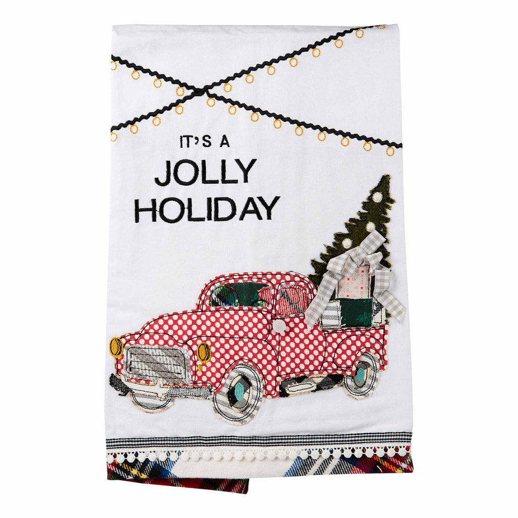 JOLLY HOLIDAY TRUCK TEA TOWEL