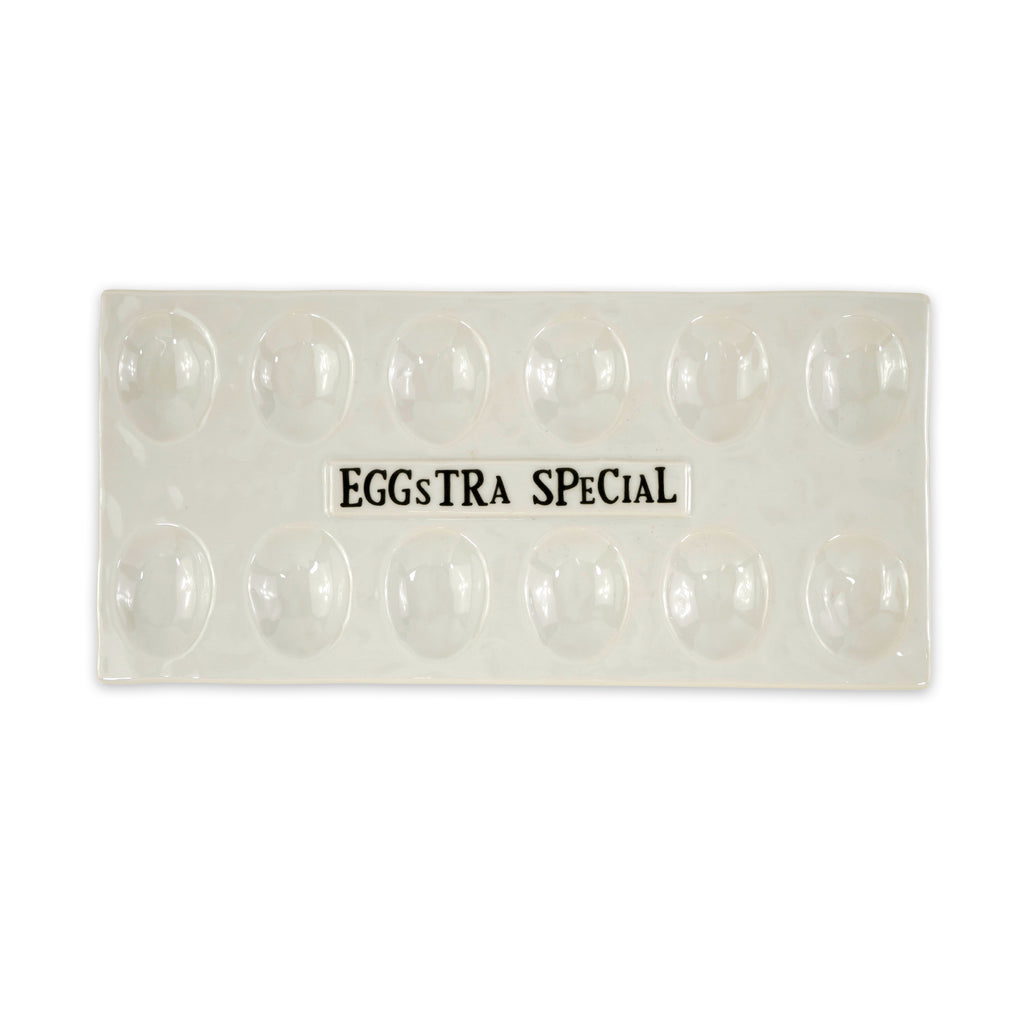 Eggstra Special Egg Serving Platter