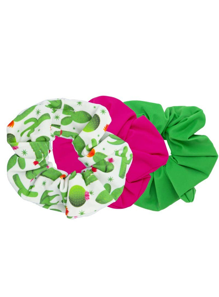 Scrunchie 3-Pack - Cactus Bloom