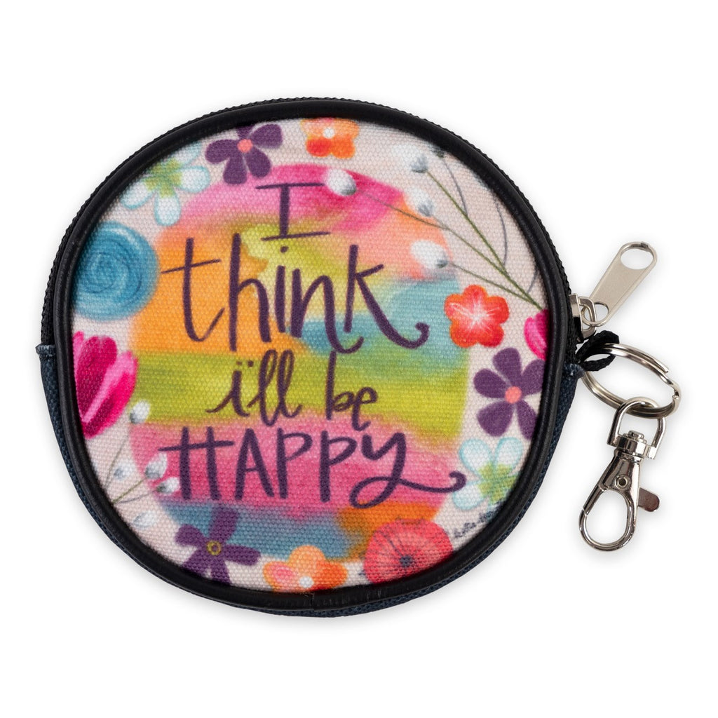 Round Zippered Coin Purse