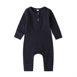 Ribbed Thermal Rompers
