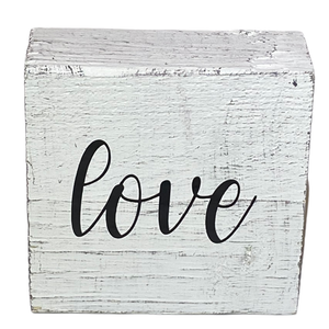 Love Wood Sign