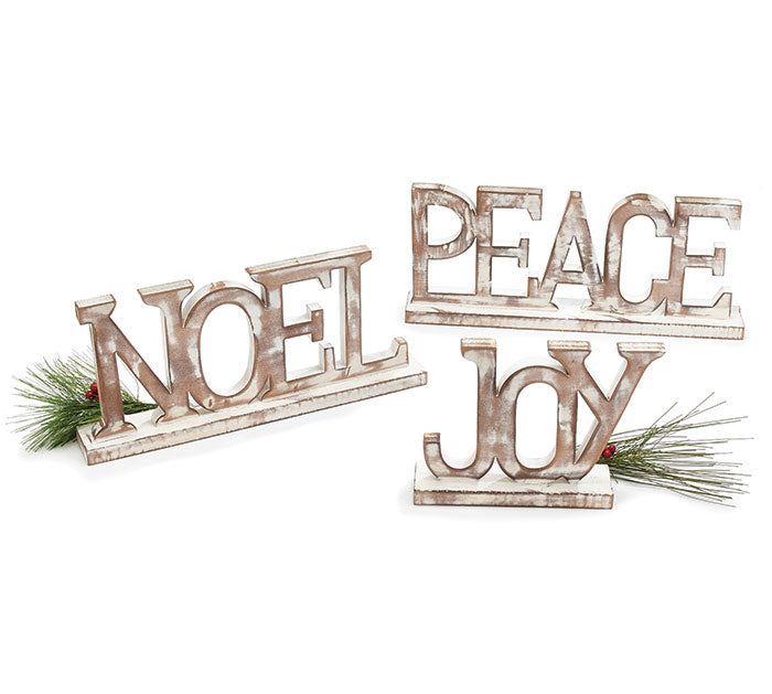 Wood Christmas Shelf Sitters