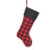 Red/Black Plaid Stocking - Matarow