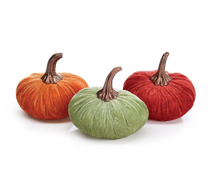 Small Velvet Pumpkin