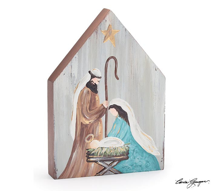 Nativity Hand Painted Shelf Sitter