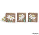 Hand Painted Daisy Shelf Setters