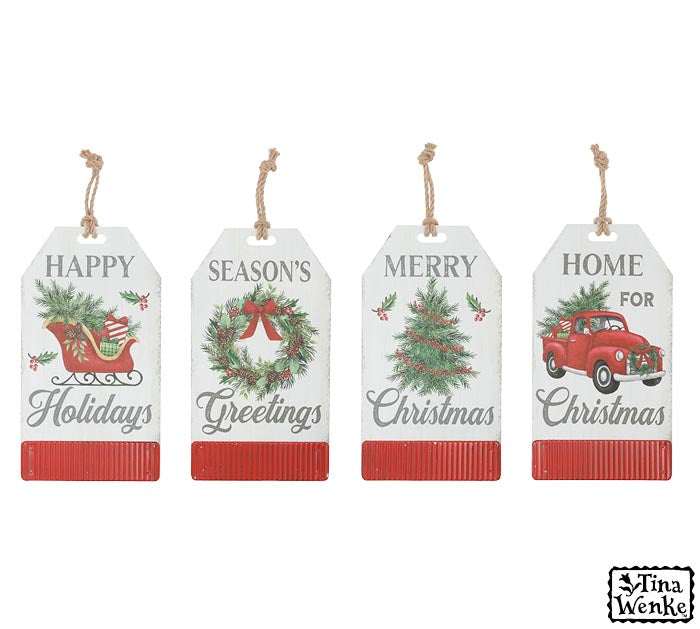 CHRISTMAS TAG ORNAMENTS