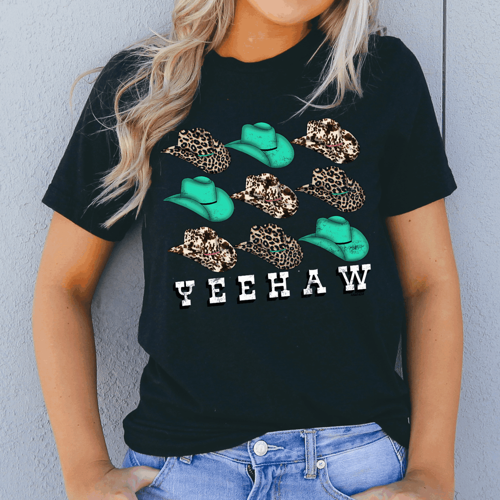 Yee Haw Cowboy Hats Tee