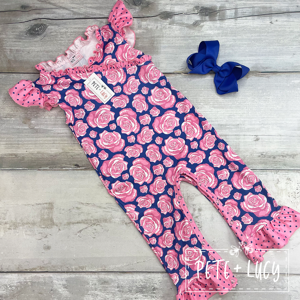 Pop of Roses Romper