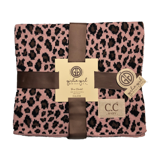 C.C. Baby Blanket Leopard - See Colors