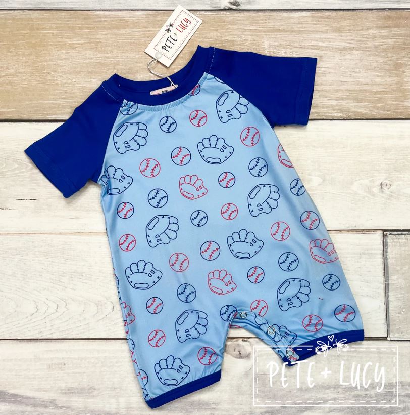 Let's Play Ball Romper