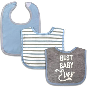Modern Baby Drooler Bibs - 3 pack