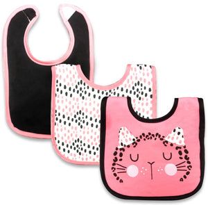 Modern Baby Drooler Bibs - 3 pack