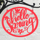 Hello Spring Interchangeable Metal Disc - Matarow