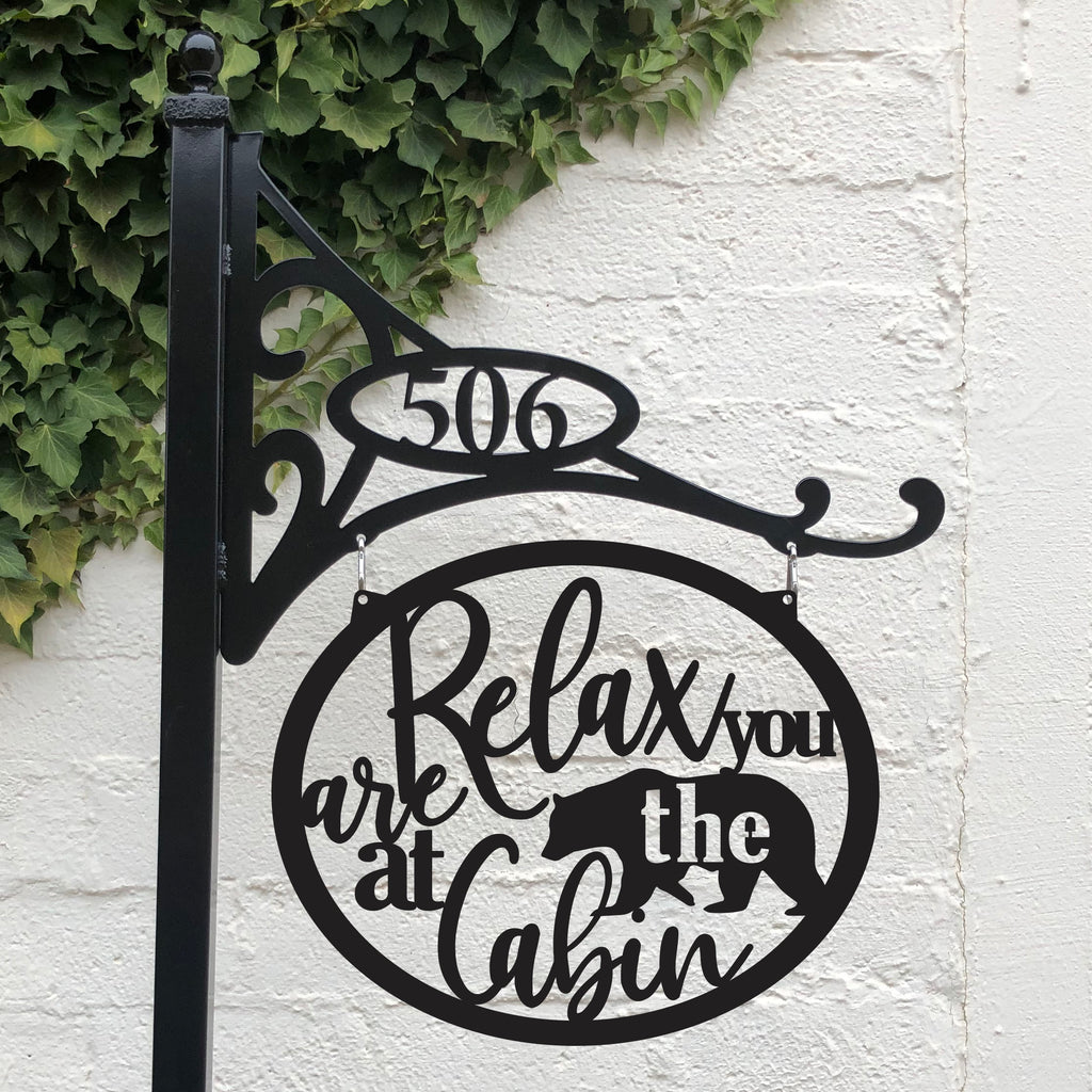 Relax You are at the Cabin Interchangeable Metal Disc - Matarow