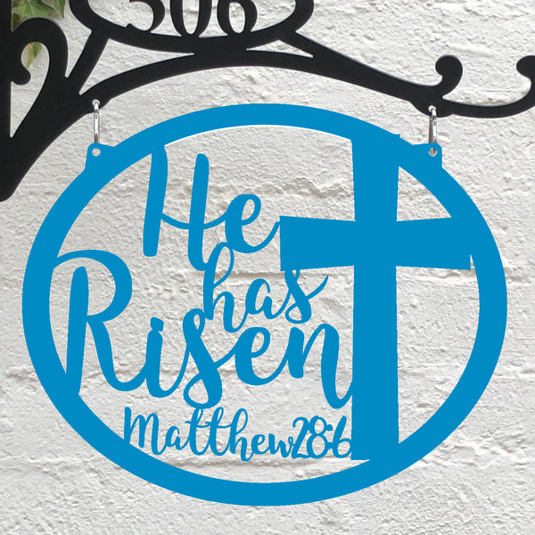 Easter He Has Risen Interchangeable Metal Disc - Matarow