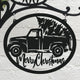 Merry Christmas Truck Interchangeable Metal Disc - Matarow