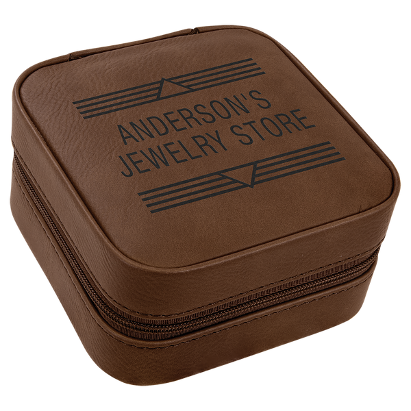Leatherette Travel Jewelry Box