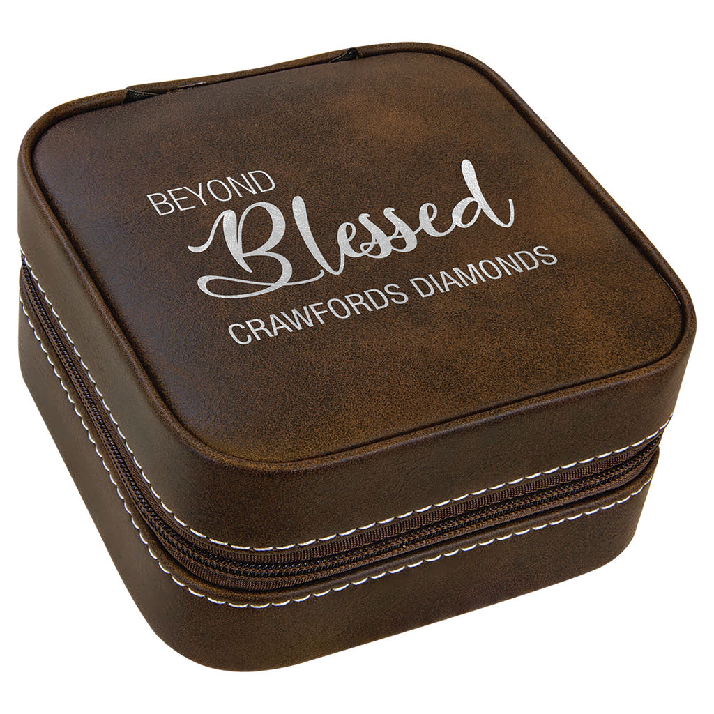Leatherette Travel Jewelry Box