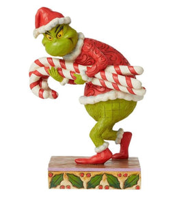 Jim Shore Grinch Stealing Candy Canes