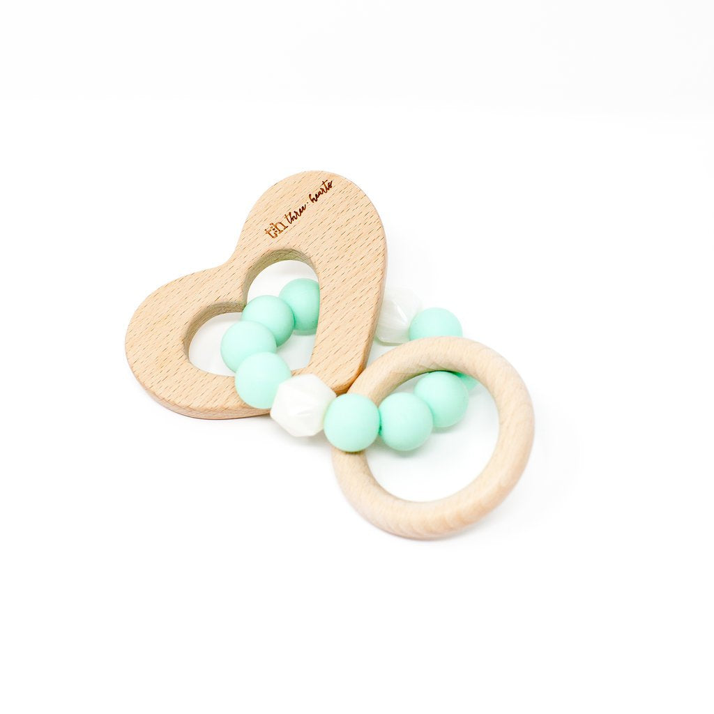 Heart Teething Rattle - Matarow