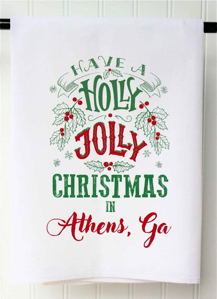 Christmas Flour Sack Tea Towels