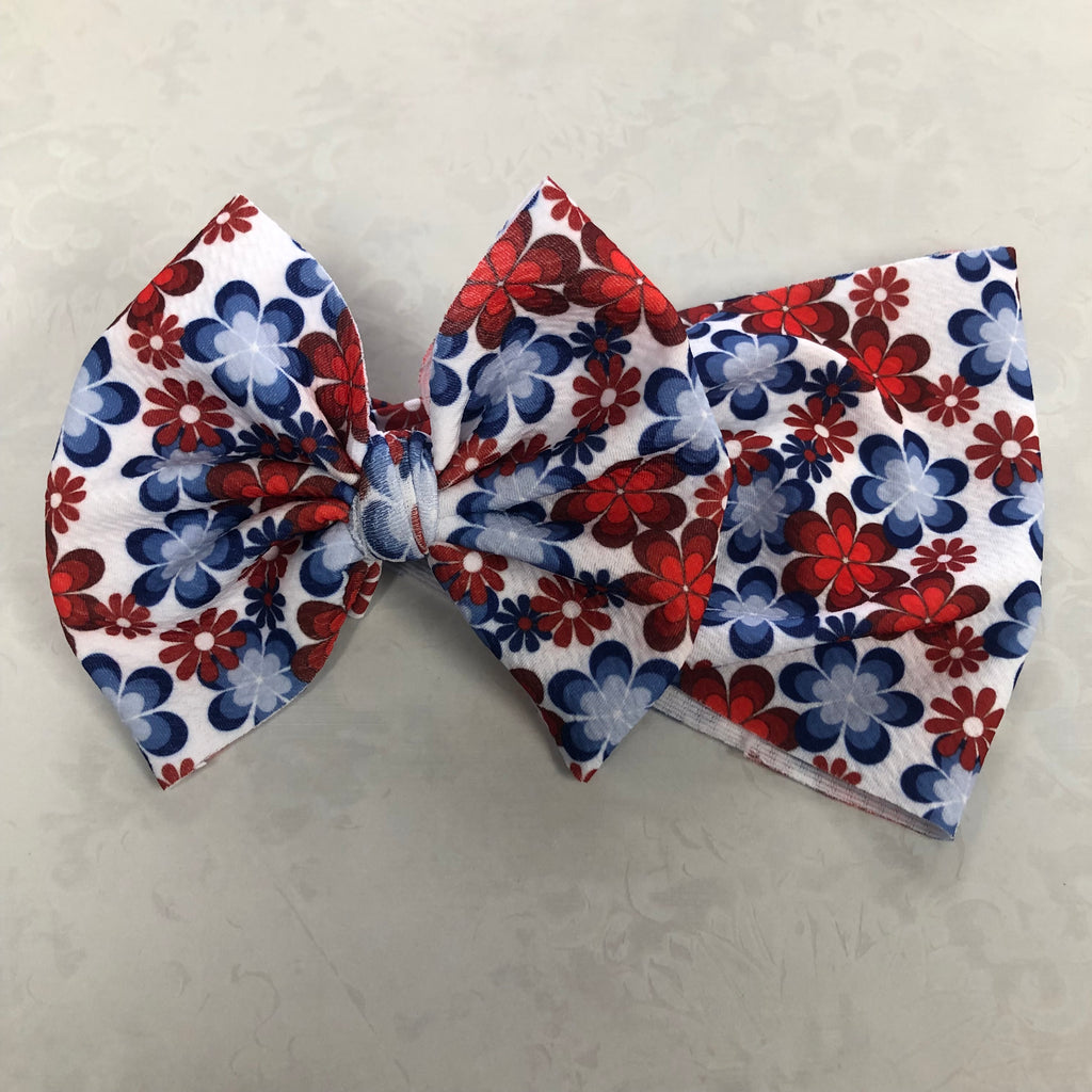 Fourth Of July Bow Wraps