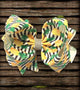 Pineapple Rhinestone Bow