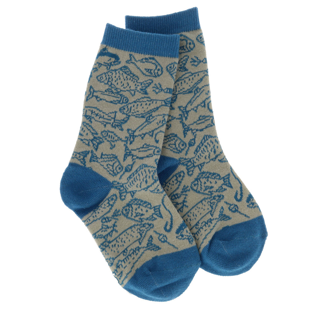 Kids Gone Fishin' Anklet Socks