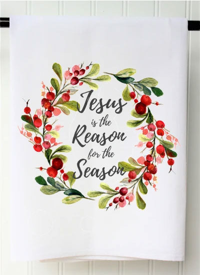 Christmas Flour Sack Tea Towels