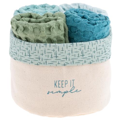 Waffle Weave Dish Towel Sets
