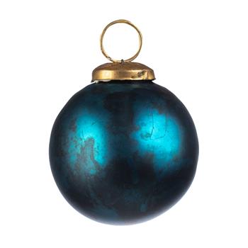 MARBLE GLASS ORNAMENT